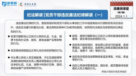 《清廉微课堂》第六期——纪法解读  党员干部违反廉洁纪律解读（一）.jpg